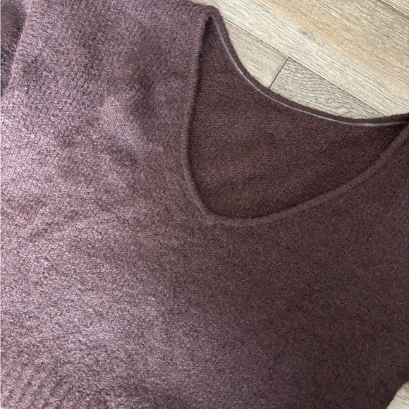 White Fox Boutique Softer Love Knit Sweater Chocolate S/M - Picture 9 of 11